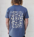 Ian Mutch Earn X Your Kolsch T-shirt in Petrol Blue