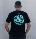 Eagle Bay x Nixon T-Shirt Black with Blue
