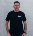 Eagle Bay x Nixon T-Shirt Black with Blue