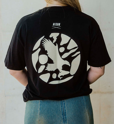 Eagle Bay x Nixon T-Shirt Black with Cream