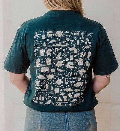 Ian Mutch Earn X Your Kolsch T-shirt in Pine Green