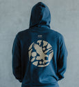 Eagle Bay x Nixon Hoodie Petrol Blue