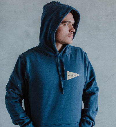 Eagle Bay x Nixon Hoodie Petrol Blue