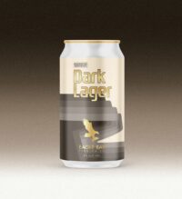 Eagle Bay Brewing Co Dark Lager in brown can